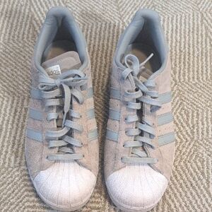 Vintage Adidas Suede Superstar Sneakers, M10, W12